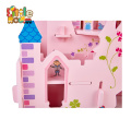 Cutely Designed Pink Beautiful Castle Princess Toys For Kids